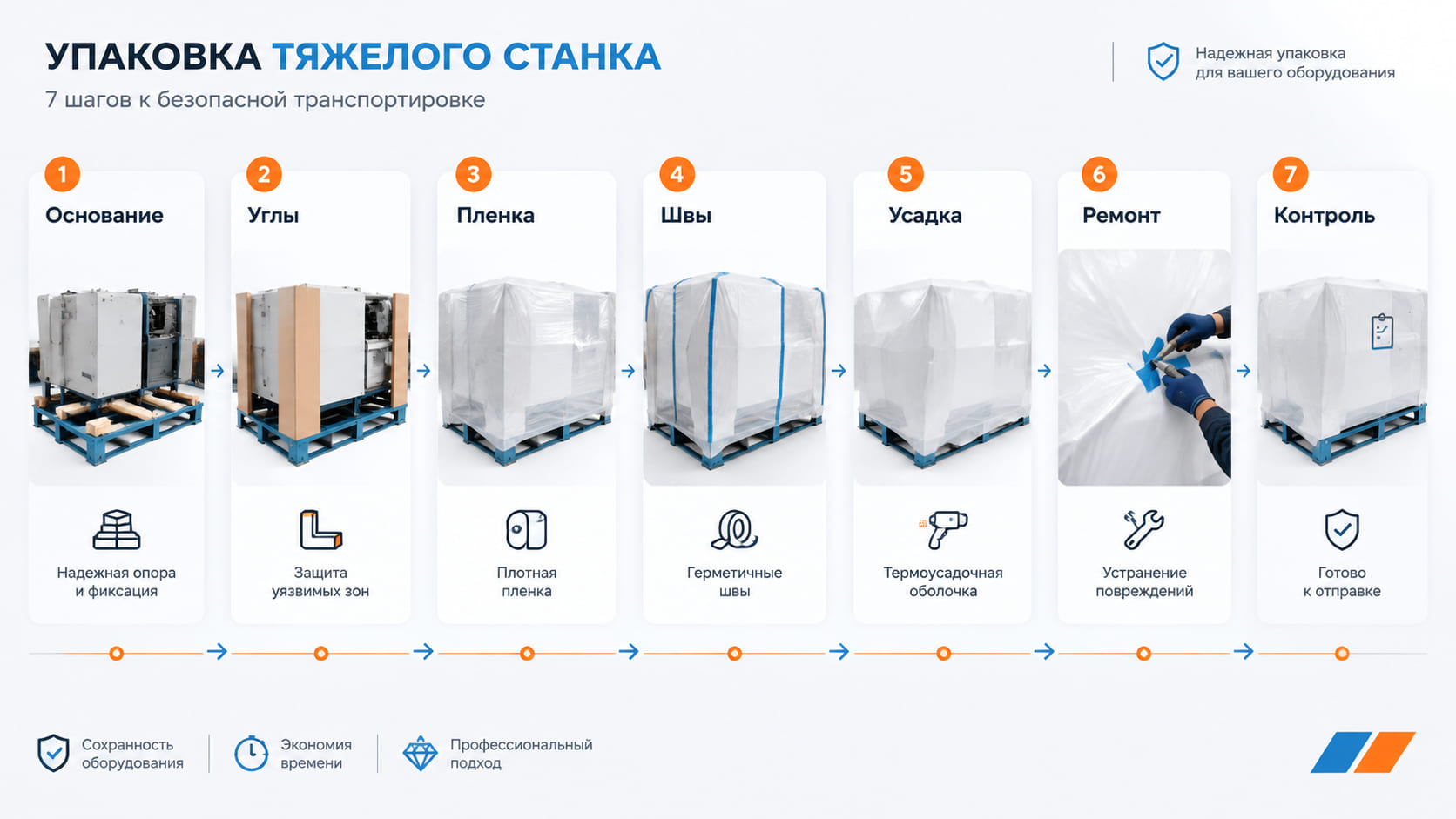 Упаковка крупногабарита